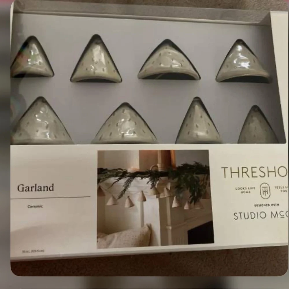 Ceramic Bell Garland - Threshold™ designed with Studio McGee